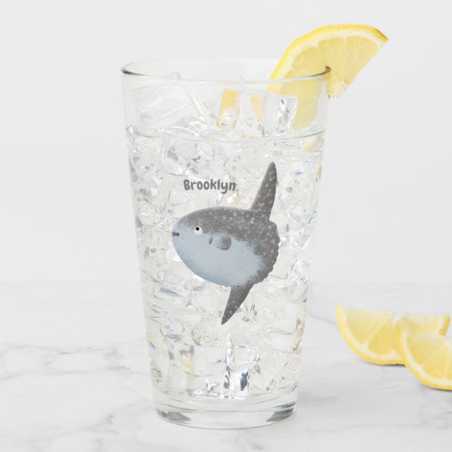 Seesaibling mola niedlicher Cartoon Glas (Rückseite Ice)