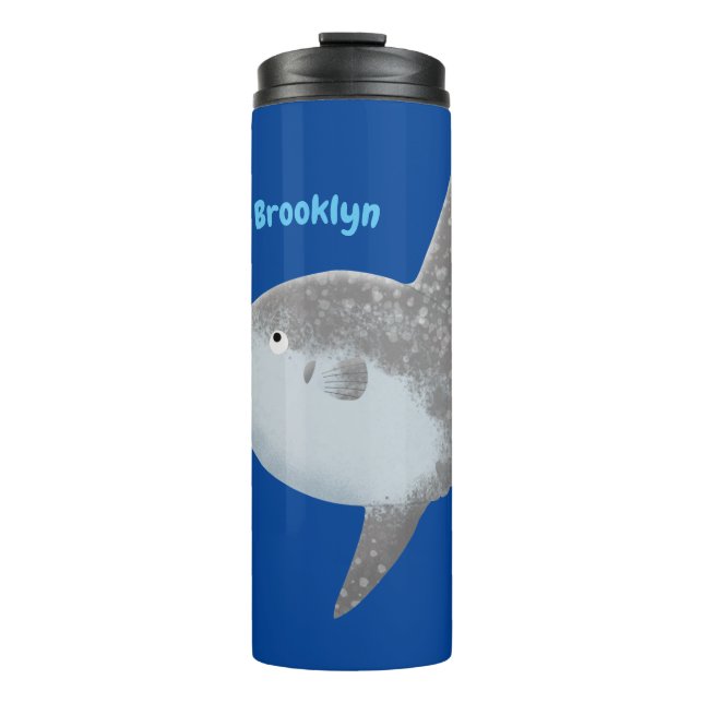Seesaibling mola niedlicher Cartoon Thermosbecher (Vorderseite)