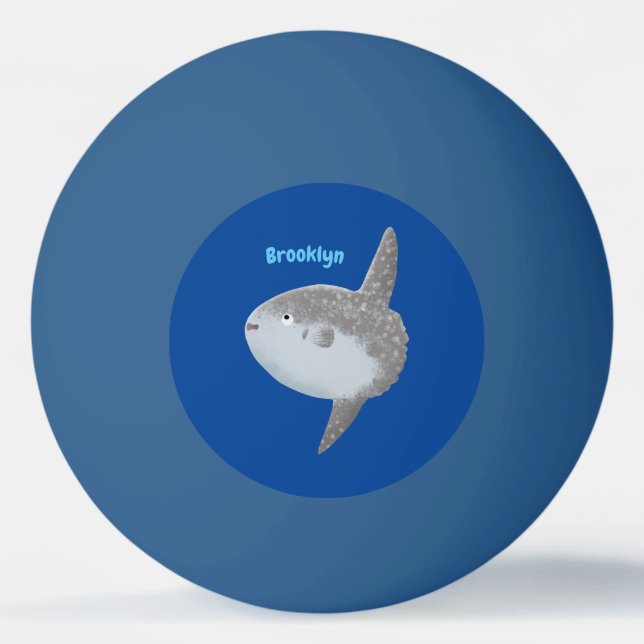 Seesaibling mola niedlicher Cartoon Tischtennisball (Vorderseite)