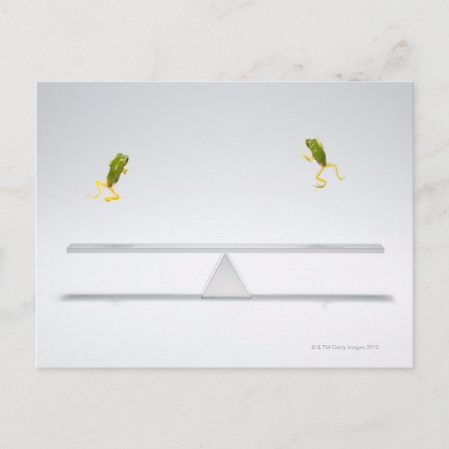 Seesaw Postkarte (Vorderseite)