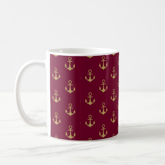 Seeschifffahrt Rot Kaffeetasse (Links)