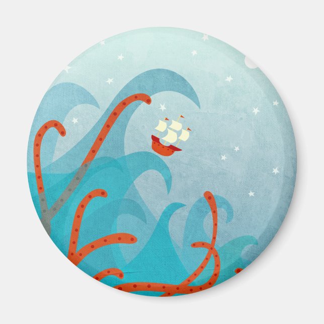 Seeschifffahrts-Seeungeheuer Magnet (Vorne)