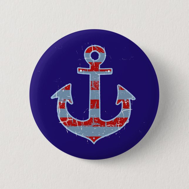 Seeschifffahrtsanker Button (Vorderseite)