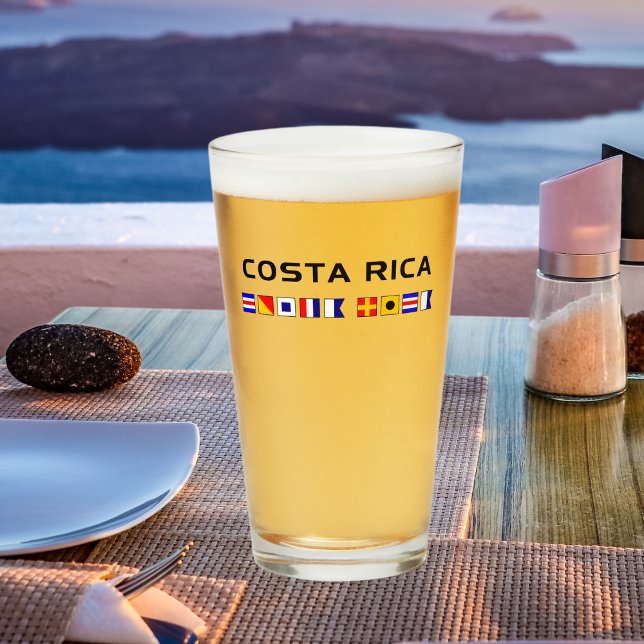 Seeschifffahrtsflaggen von Costa Rica Glas (Von Creator hochgeladen)