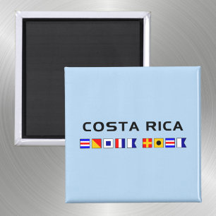 Seeschifffahrtsflaggen von Costa Rica Magnet