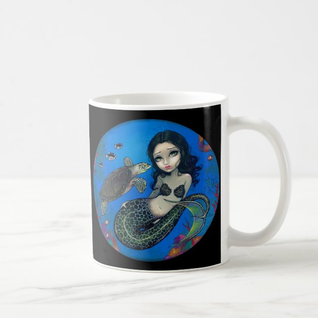 "Seeschildkröte-Meerjungfrau-" Tasse (Rechts)