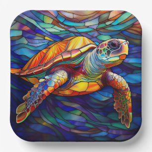 Seeschildkröte Pappteller