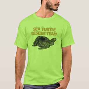 Seeschildkröte-Rettungs-Team-T - Shirt