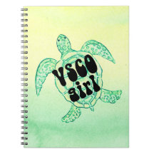 Seeschildkröte-Vsco-Mädchen-Notebook