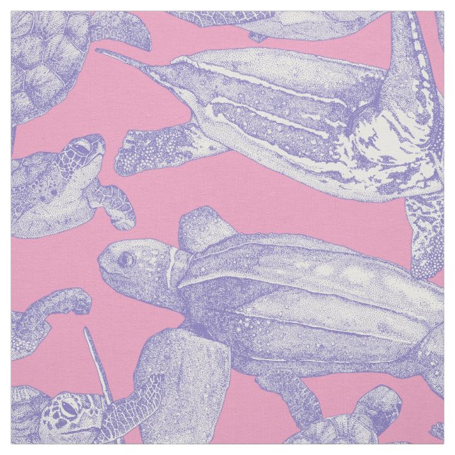 Seeschildkröten Stoff (Muster)
