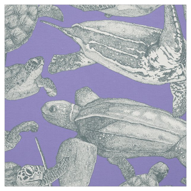 Seeschildkröten Stoff (Muster)