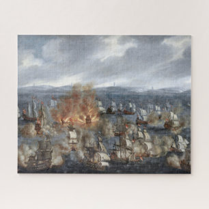 Seeschlacht bei Öland Juni 1676 Claus Møinichen