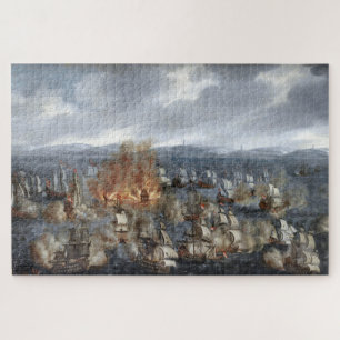 Seeschlacht bei Öland Juni 1676 Claus Møinichen