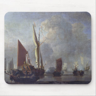 Seeschlacht Mousepad