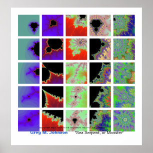 Seeschlange oder Monster Poster