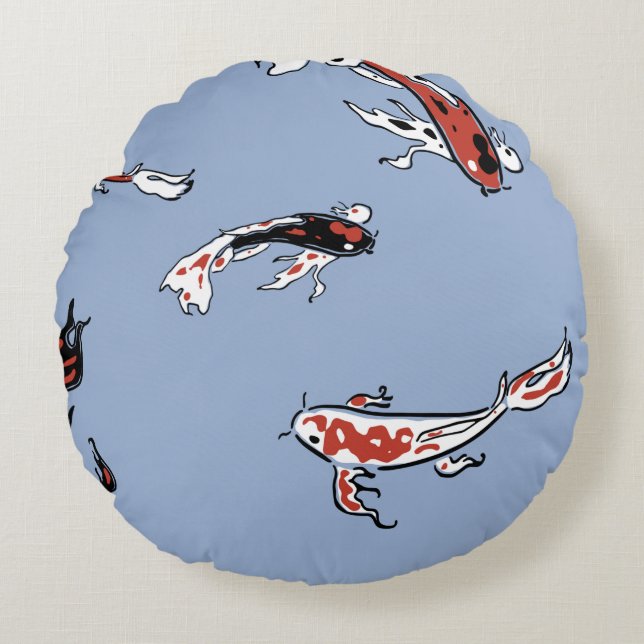 Seeschwalbe Rundes Kissen (Vorderseite)