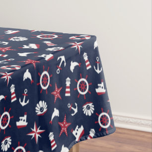 Seeseemuster Tischdecke