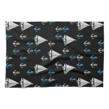 Seesegel-Boots-und Anker-Geschirrtuch