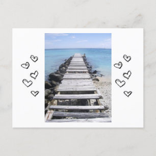 Seeseite nur wenige postkarte