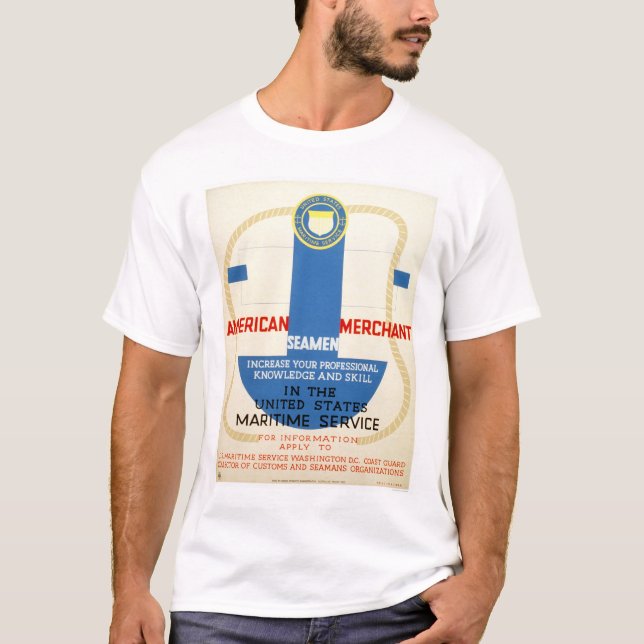 Seeservice-einziehenplakat - WPA T-Shirt (Vorderseite)