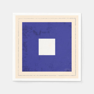 Seesignal-Flagge des buchstabe-"P" Serviette