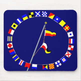 Seesignal-Flaggen-Hebemaschine der Nr.-79 Mousepad