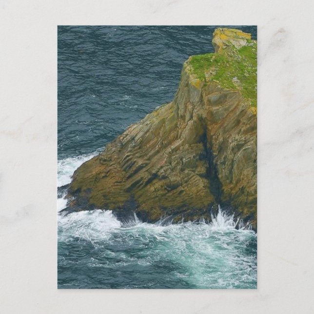 Seestack an den Klippen der Liga von Slieve in Irl Postkarte (Vorderseite)