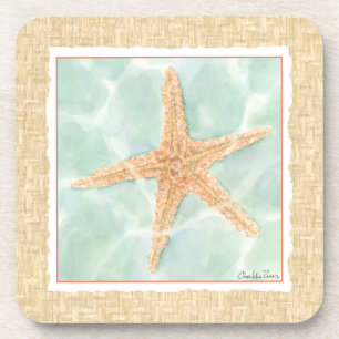 SeeStarfish im Wasser Getränkeuntersetzer