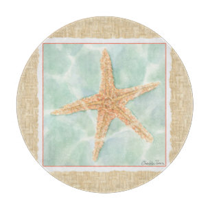 SeeStarfish im Wasser Schneidebrett