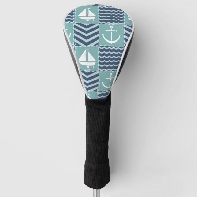 Seesteppdecken-Fahrer-Abdeckung Golf Headcover (Vorderseite)