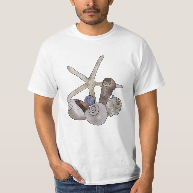 Seestern am Strand T-Shirt (Vorderseite)