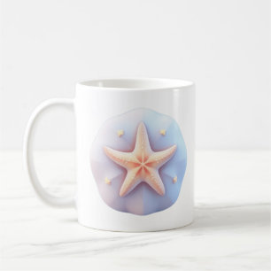 Seestern auf einem einzigartig geformten Stein Kaffeetasse
