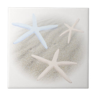 Seestern auf Strand Sand Keramikfliese