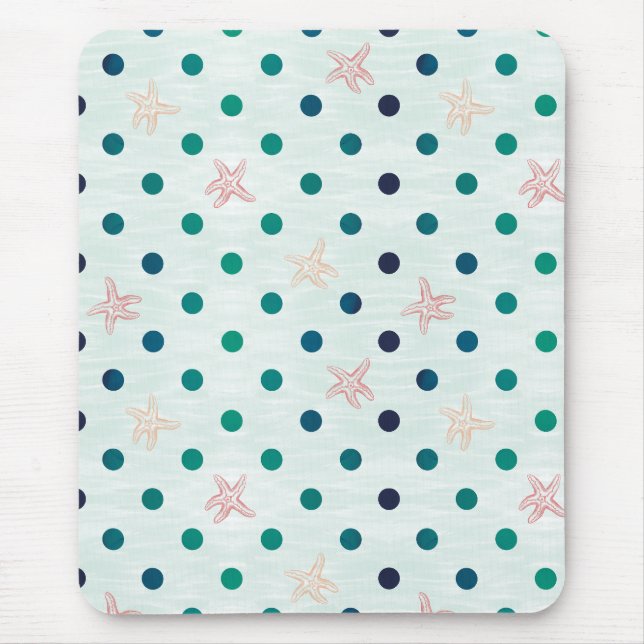Seestern-Punkt-Tanz Mousepad (Vorne)