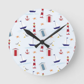 Seestern Runde Wanduhr