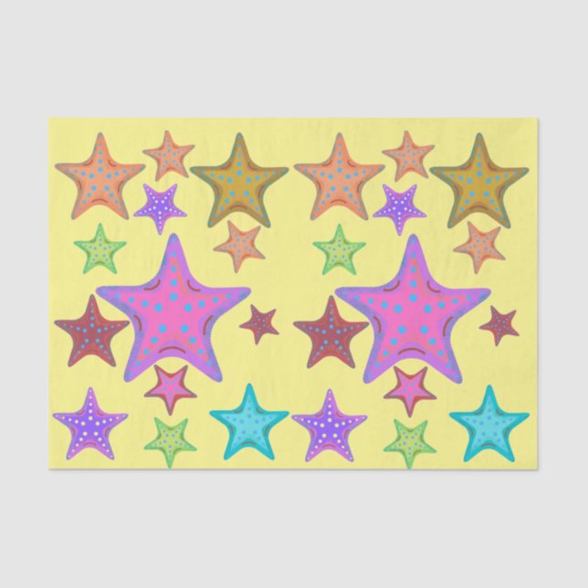 Seestern Seidenpapier (Vorderseite)