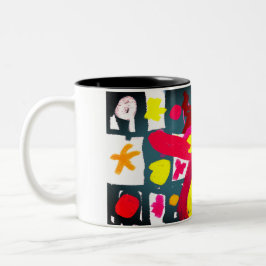 Seestern-Stil Zweifarbige Tasse