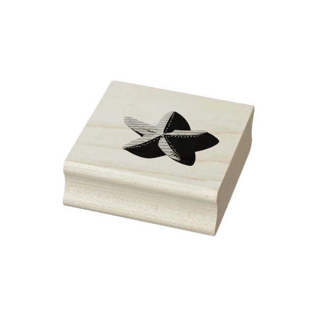 Seestern und sein Schatten Gummistempel (Stempel)