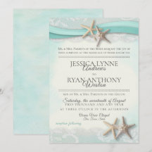 Seestern und Spitze Vintage-Strandhochzeit