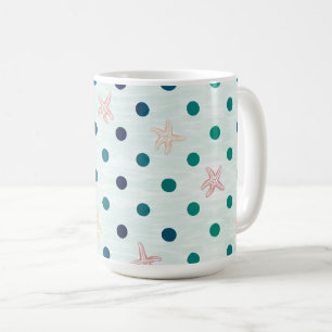 Seesternchen-Punkt-Tanz Kaffeetasse