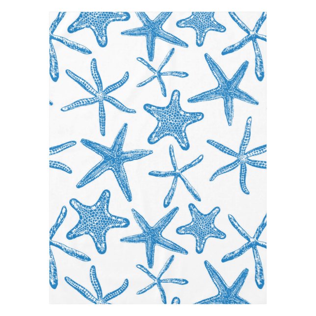Seesterne in blau tischdecke (Vorderseite)