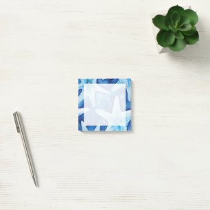 Seesterne Nahtloses Muster Post-it Klebezettel