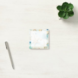 Seesterne Nahtloses Muster Post-it Klebezettel