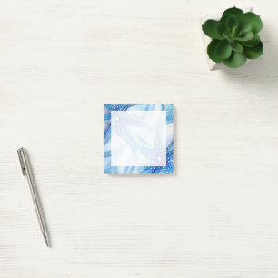 Seesterne Nahtloses Muster Post-it Klebezettel