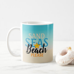 Seesterne Sandmeere Strand Kaffeetasse