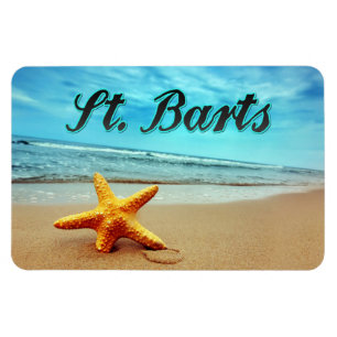 Seesterne St. Barts Magnet