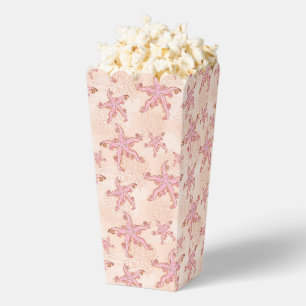 Seesterne und Korallen Rosa Pastellmuster Geschenkschachtel