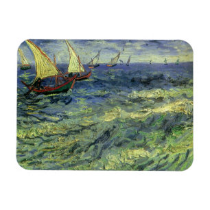 Seestück bei Saintes Maries von Vincent van Gogh Magnet