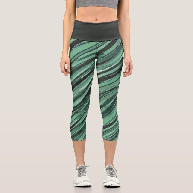 Seetang Capri Leggings (Vorderseite)