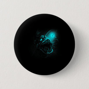 Seeteufel Tiefseebewohner Angelfische Ozean Se Button